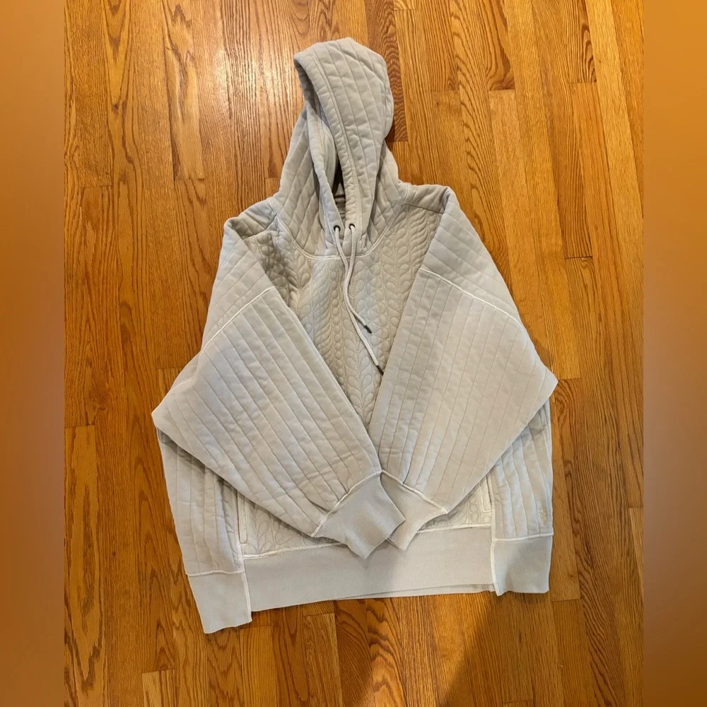 Free People Sprint to the Finish Quilted Hoodie Size Large NWT - Picture 4 of 6